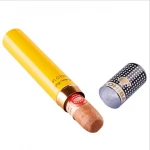 Customized Metal Aluminum Cigar Tube Case Holder
