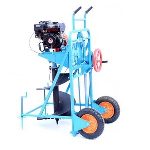 Customized post hole digger pole drilling machine hydraulic earth auger