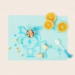 Cute Coloring Tablecloth Silicone Heat Resistant Cup Mat Drawing Painting Mat
