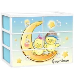 cute little 5 drawler plastic Cabinet for kids