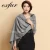 Import CX-B-P-41C Handmade Grey Cashmere Wool Cape Shawl With Fur from China