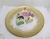 Import decorative handmade round embossed glass fruit plate with gold foil from China