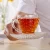 Import DELI 210ml 7.1oz Fish Scale Design Glass Coffee And Tea Cup Saucer Set for Milk Tea from China