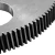Import Die casting steel cylindrical spur gear for cement mixer from China