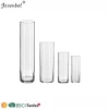 Different Size Support Custom Classic Popular Wholesale Clear Glass Cylinder Vase