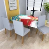 Digital printed christmas design polyester Spandex Chair Cover