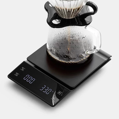 Digital-Ratio Coffee Scale, FELCPARAPLUS, Coffee and Kitchen Scale