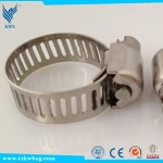 DIN 316L stainless steel hose clamp/hose hoop/clamp