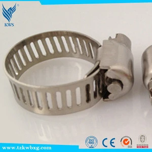 DIN 316L stainless steel hose clamp/hose hoop/clamp