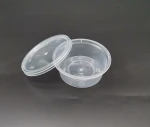 disposable plastic pp individual condiment sauce cup - 2 oz pot