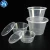 Import Disposable Round PP Plastic Food Packaging Delivery Box With Clear Lid from China