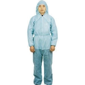 Disposable waterproof safety surgical medical coverall protective clothing with hood