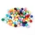 Import DIY 3-20 mm in Diameter Bulk Bag Acrylic Multi Colorful Hole Bright Extravaganza Plastic Craft Pony Beads for Clothing Jewelry from China