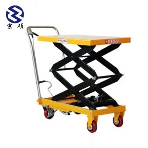 diy cheap miniature 1 ton hydraulic scissor lift platform table lifter