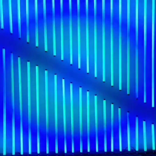 dj light lift dmx winch Pixel Led tube Artnet RGB 360 pixel tube