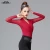 DOUBL popular body physique practise Latin dance wear gymnastic dress female long sleeves spring summer salsa rumba dance black