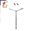 Double arms and LED street lamp pole