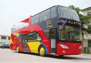 Double-decker Diesel City Bus