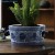 Import Double Happiness Twisted Leaf Flowerpot Ceramic Flower Pot Garden Planter with Oval Ears from China