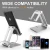 Import Double Regulation Aluminium Alloy Mobile Phone Holder Dual Foldable Desktop Rotary Tablet Stand for Cellphones from China