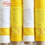 Dpp 77T 195mesh 55 micron 100% monofilament polyester silk screen printing mesh fabric/white silk screen mesh