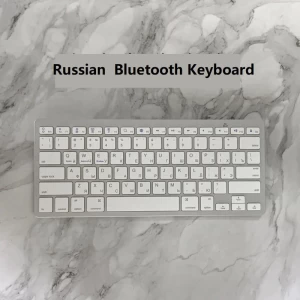Drop Ship Blue tooth Russian Keyboard Wireless Keyboard For Phone Android Tablet Laptop PC Computer For Macbook