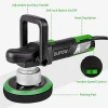 Dupow 900W 6-inch Variable Speed Dual-Action Random Orbit Car Buffer Polisher for Car Polishing and Waxing-Green