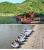 Durable High quality PVC Inflatable canoe fishing boat inflatable kayak 2 person with pedals &amp; paddle Various sizes