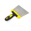Durable high quality TPR handle carbon steel stainless steel blade putty knife