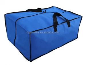 Durable Water Heavy Duty Storage Moving Bags  Resistant Totes Storage bags with Zipper and Carrying Handles