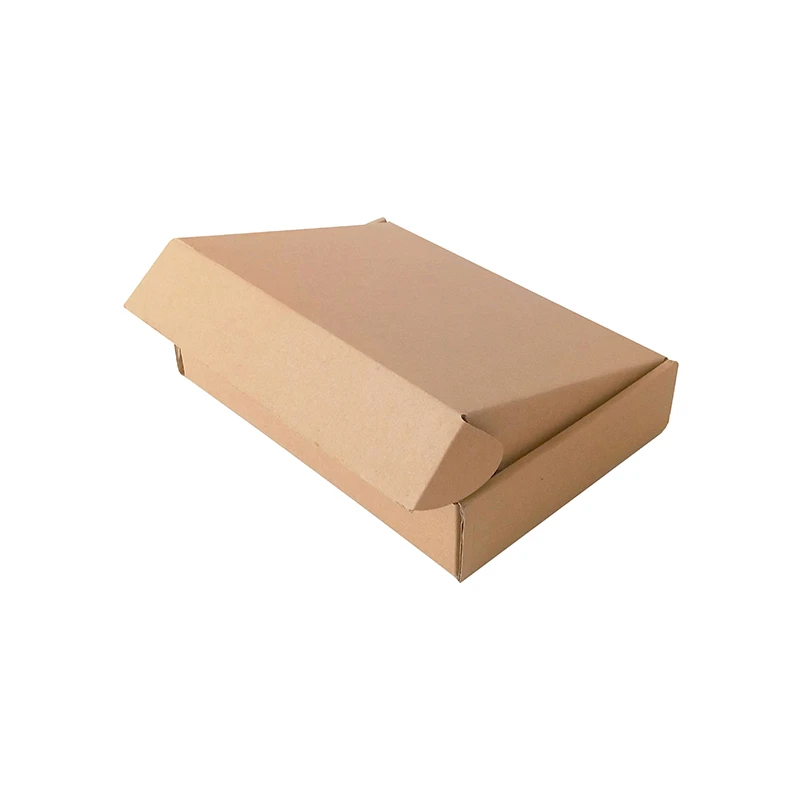 Eco-firendly Folding brown kraft paper box with customer logo
