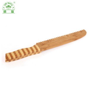 Eco-freindly kitchenware set bamboo bread kitchen knife wholesale