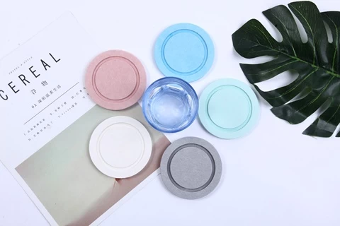 eco-friendly anti-slip durable anti-bacterial mildew-proof heat resistant strong water absorbent non-slip diatomite cup coaster