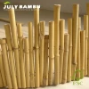 Eco-friendly bamboo construction material 100mm treated natural bamboo poles / raw bamboo poles for buliding