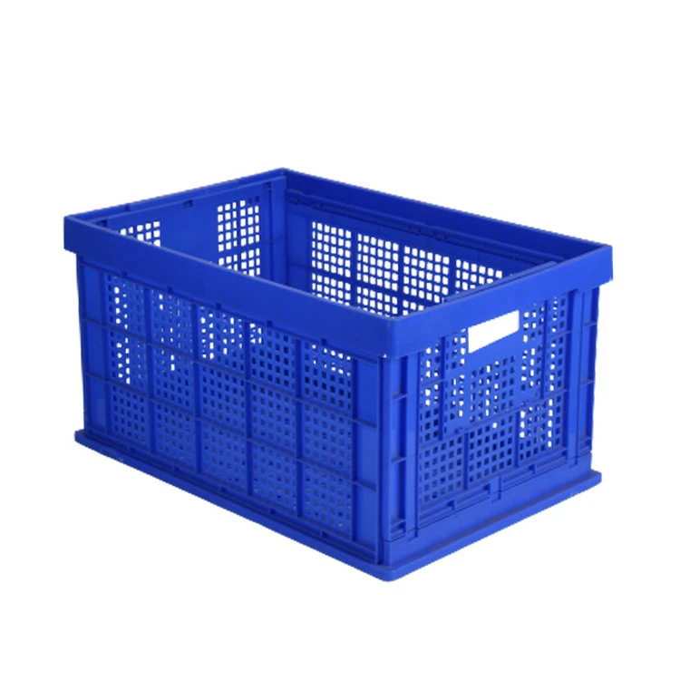 Eco-Friendly Cheap Vented Stackable Collapsible Plastic Foldable Vegetable Storage Crates