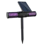 Eco-friendly Solar Electric Outdoor Garden Light  Mosquito Fly Insect trap/killer Lamp