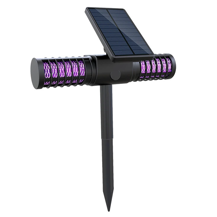Eco-friendly Solar Electric Outdoor Garden Light  Mosquito Fly Insect trap/killer Lamp
