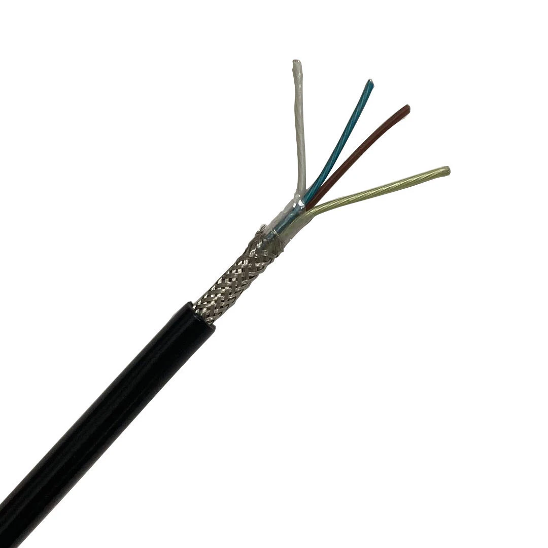 Economical Custom Design  Multi Core Ptfe Insluation Fire Resistant Copper Wire Braided Shield Control Cable
