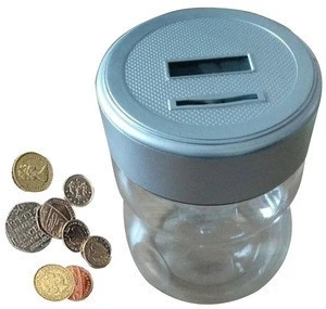 Electric digital piggy bank / Lcd display coin counter / Automatic Money Boxes