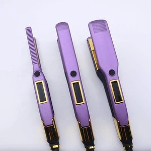 Electric flat iron with dual MCH heaters professional hair straightener OEM factory supply NO.1 hot selling