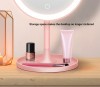 Electric LED Lighted Bathroom Round Makeup Mirror for Vanity with Lights