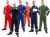 Import electrician uniform industrial safety clothing coverall workwear with reflector from China
