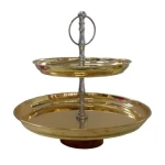 Elegant Design Hot Selling Cake Stand For Birthdays And Other Cake Events Tabletop Decoration Double Tier Luxury Cake Tools