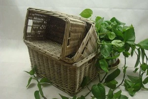 elegant new style handmade woven wicker storage basket