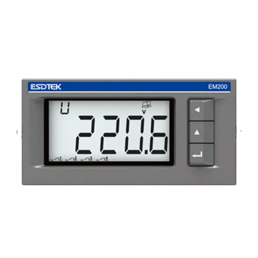 EM200LCD-E-RO2 China Professional Manufacture Multi-function Single-phase Power Meter Smart Energy Meter