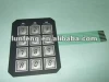 Embossing with tactile effect membrane keypads