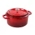 Import Enameled Cast Iron Dutch Oven with Self Basting Lid, Round Ceramic Enamel Coated Casserole Dish Cookware Pot Red, 2.9 QT from China
