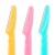 Import ET1 Colorful Durable Plastic Handle Eyebrow Trimmer Touch Up Multipurpose Exfoliating Tool 3PCS Eyebrow Razor Set from China