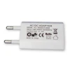EU US plug usb ports 5V1A mobile white color travel charger ac dc power supply adapter