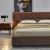 Import European design cashmere fabric king bed from China